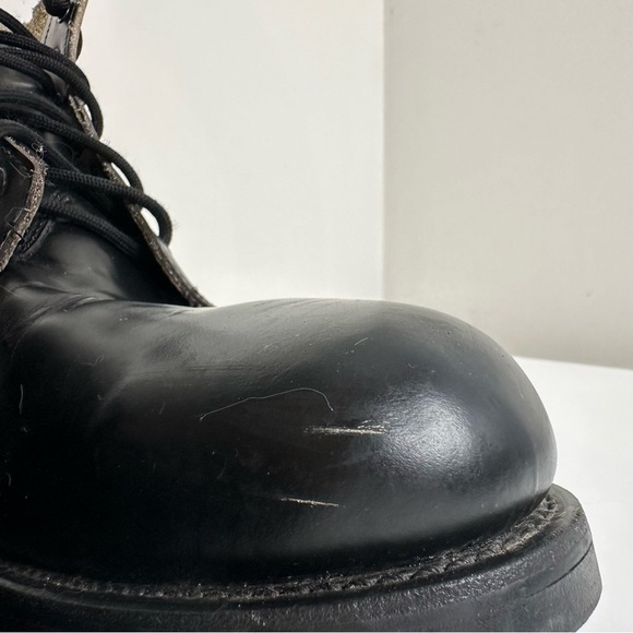 Vintage Biltrite black leather Military Boots - Picture 3 of 11